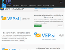 Tablet Screenshot of eius.si